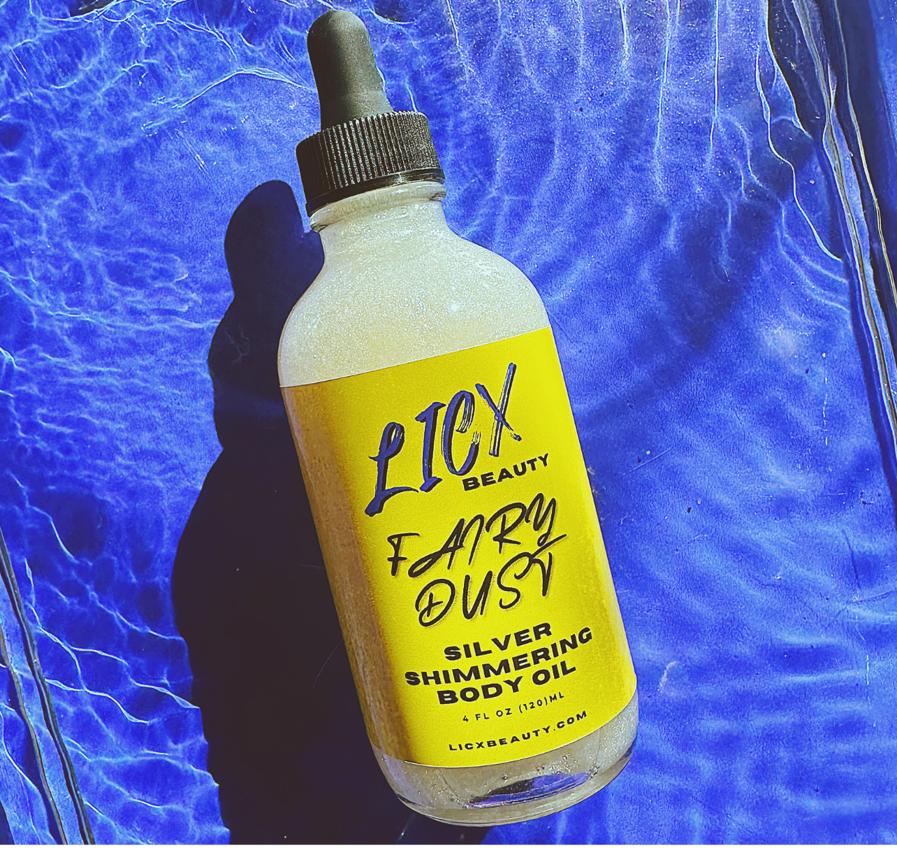Fairy Dust Silver Shimmering Body Oil - LicxBeauty