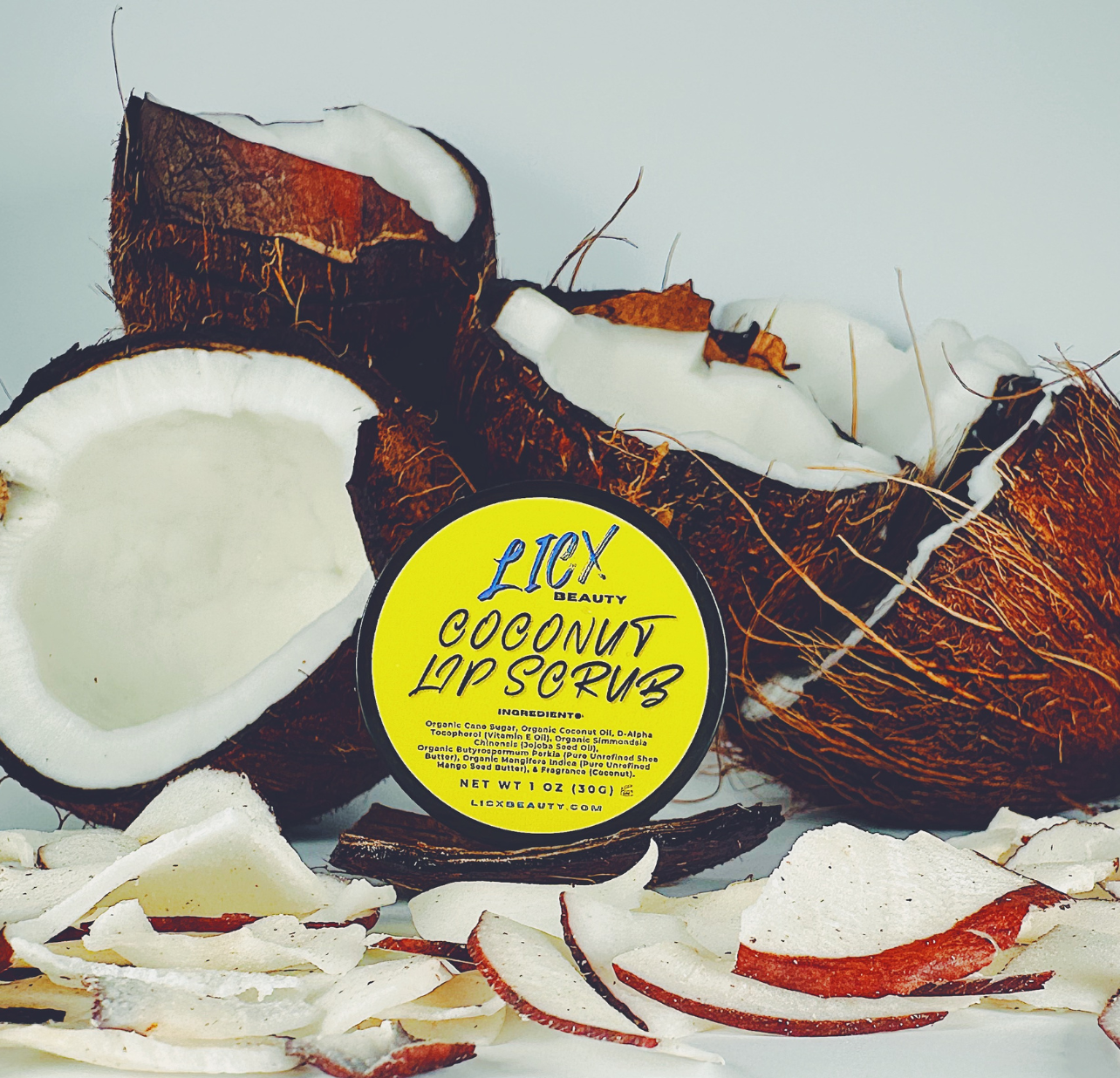 Coconut Sugar Lip Scrub - LicxBeauty